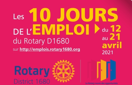 Les 10 jours de l'emploi du Rotary D1680